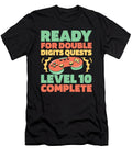 2 10 Year Old Gamer Video Games Gaming 10th Birthday Crazy Squirrel T-Shirt