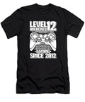 2 12 Year Old Gamer Gaming 12th Birthday Level 12 Unlocked Crazy Squirrel T-Shirt