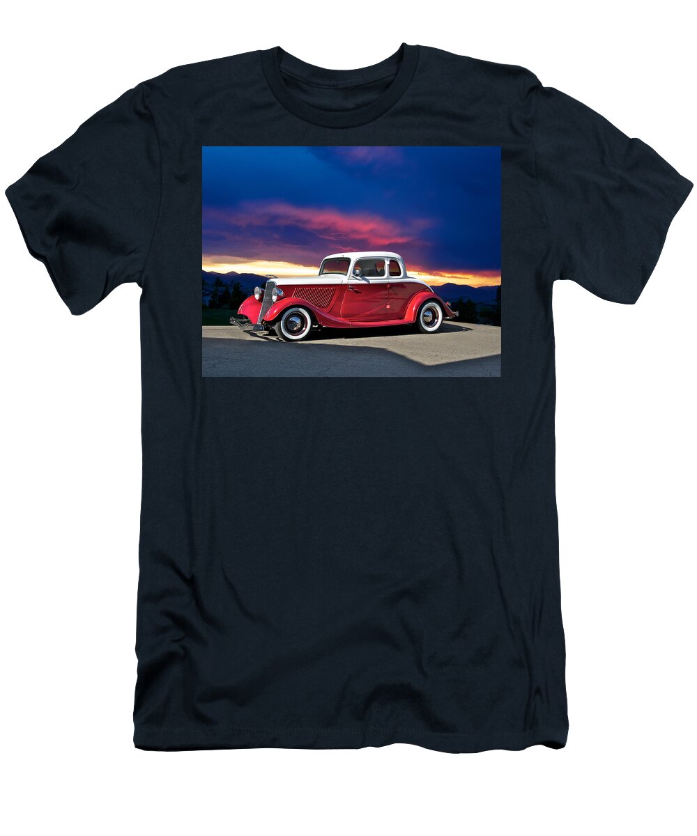 2 1934 Ford 5 Window Coupe Dave Koontz T-Shirt