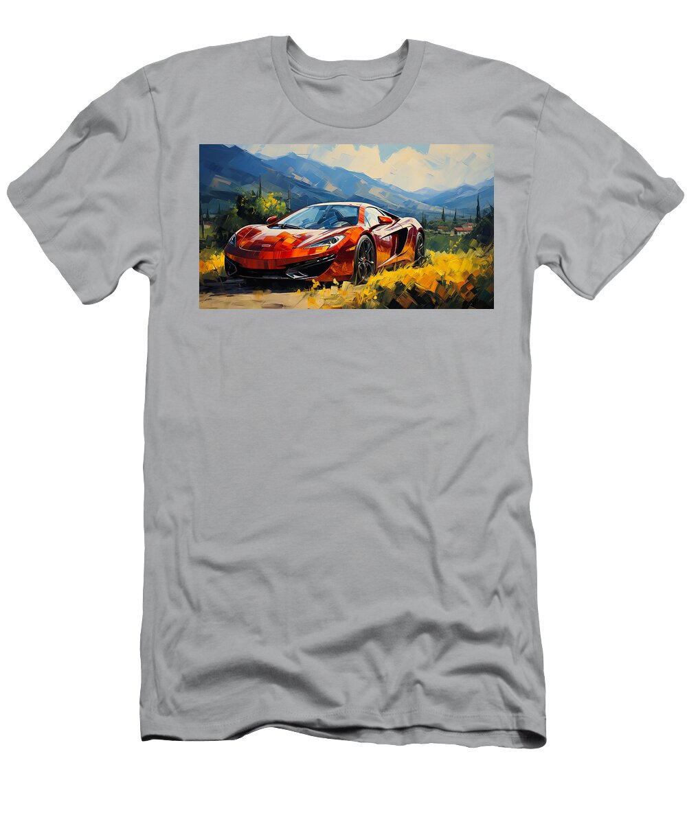 2 2012 Mclaren Mp4 12c 38l V8 Twin Turbocharged By Asar Studios Celestial Images T-Shirt