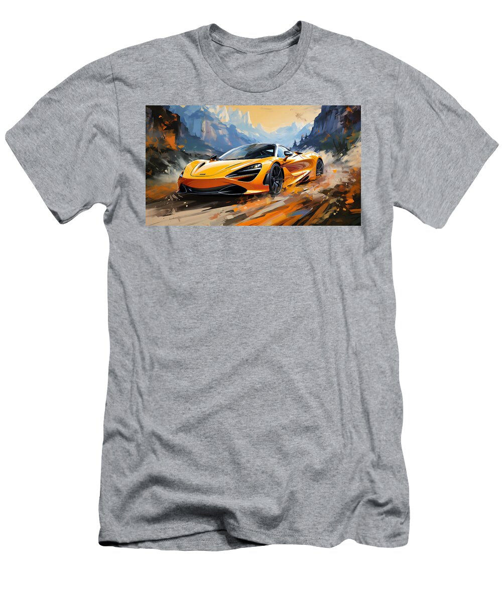 2 2019 Mclaren 720s 40l V8 Twin Turbocharged Mid By Asar Studios Celestial Images T-Shirt