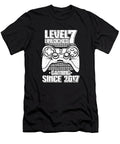 2 7 Year Old Gamer Gaming 7th Birthday Level 7 Unlocked Crazy Squirrel T-Shirt