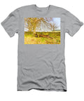 2 Abandoned Farm Trailer in a Scottish Field Jules Walters T-Shirt