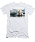 2 Adult Male Polar Bear At the Ice Edge in Svalbard Jane Rix T-Shirt