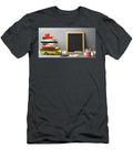 2 Back to School Empty Blackboard and Stationery Michal Bednarek T-Shirt