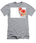 2 Belgium Waffers with Sugar Powder and Strawberries on Ceramic Pl Liss Art Studio T-Shirt