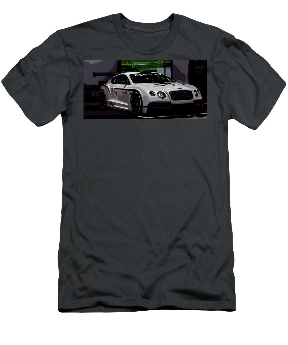2 Bentley Continental Gt3 Race Car Thespeedart T-Shirt