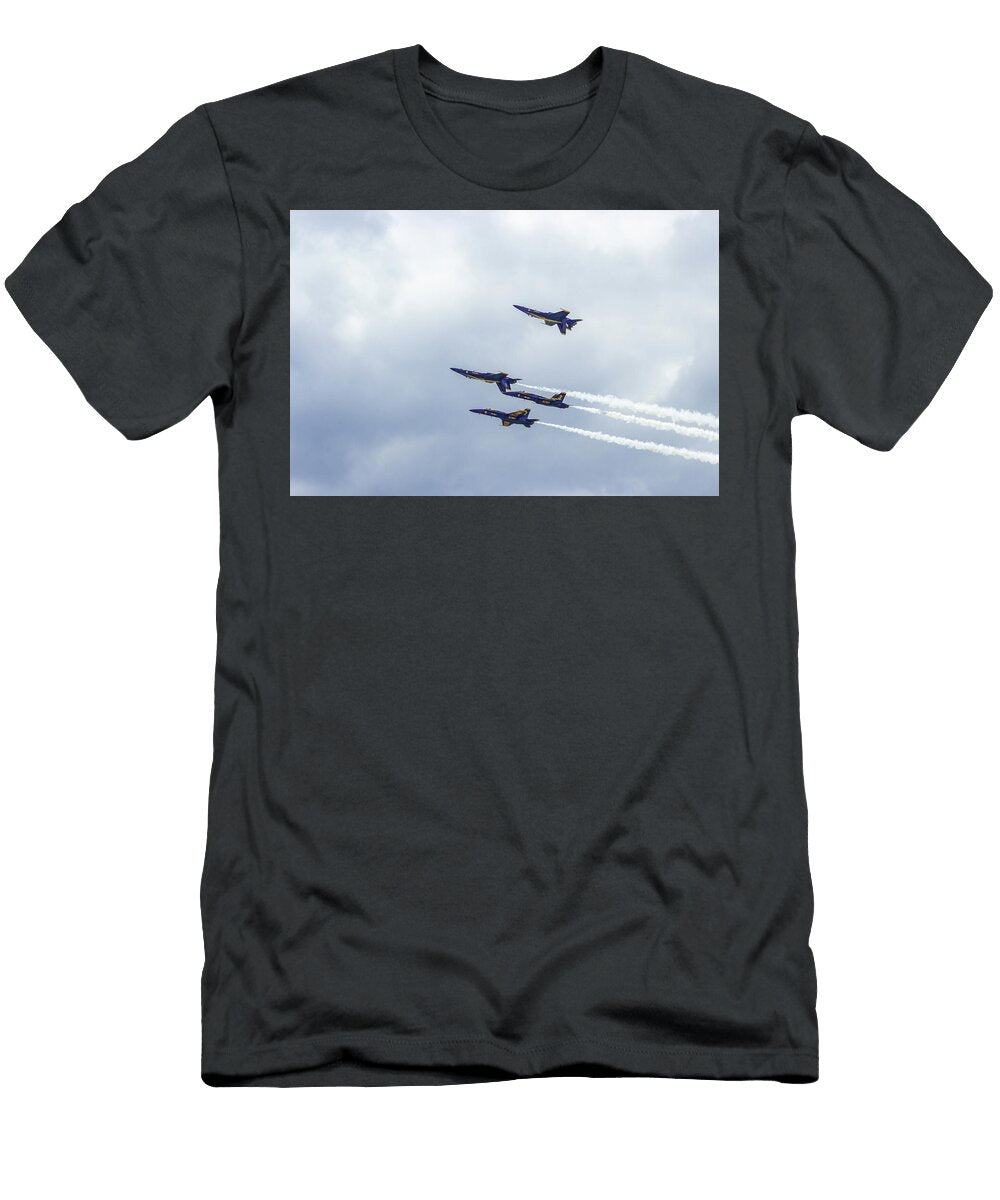 2 Blue Angels in Flight Formation Dennis Casey T-Shirt
