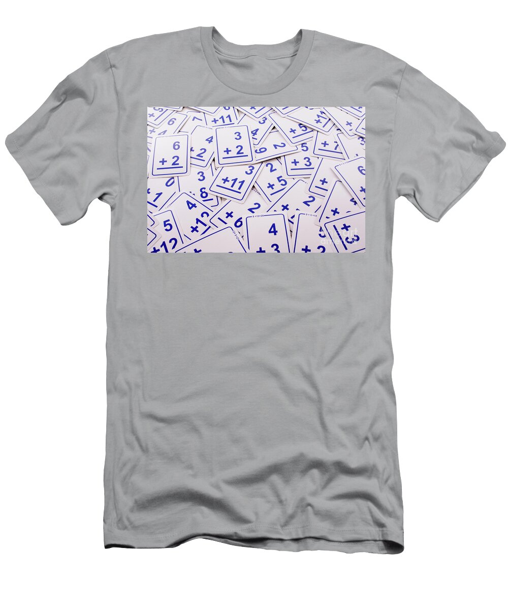 2 Blue Math Cards Anthony Totah T-Shirt