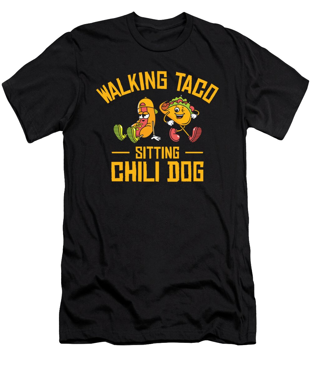 2 Chili Dog Hot Dog Sausage Fastfood Toms Store T-Shirt