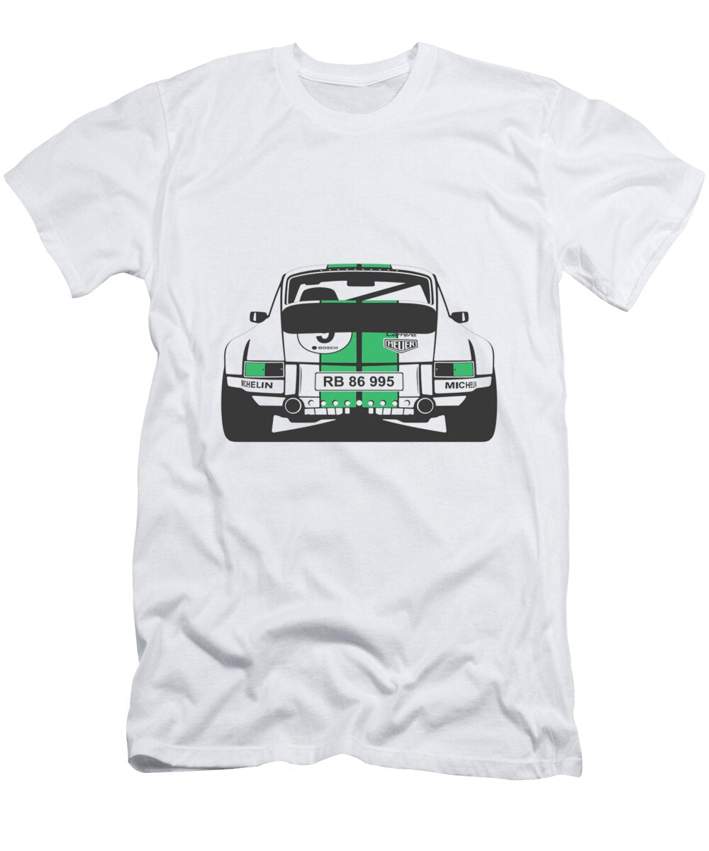 2 Classic Porsche 911 Race Car Thespeedart T-Shirt