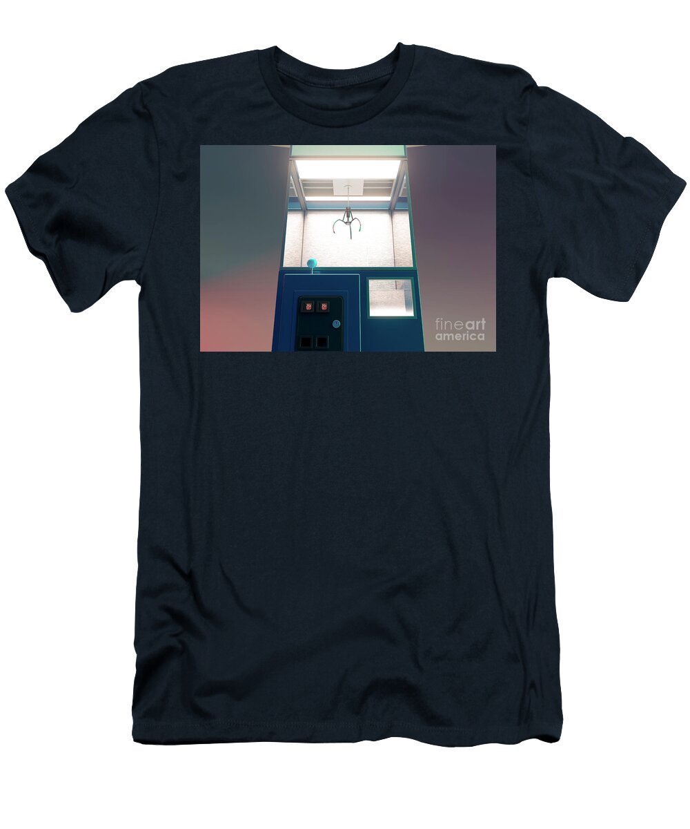 2 Claw Grabber Arcade Game Allan Swart T-Shirt