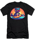 2 Cool Retro Surfing Cat Sweet Birdie Studio T-Shirt
