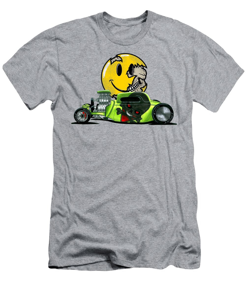 2 Crazy Hellish Green American V8 Supercharged Hot Rod Vladyslav Shapovalenko T-Shirt