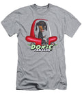 2 Cute Doxie Dog Driving Hotdog Golf Cart on Black Dachshund Driving Golf Cart Sibainu T-Shirt