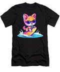 2 Cute Surfing Cat Sweet Birdie Studio T-Shirt