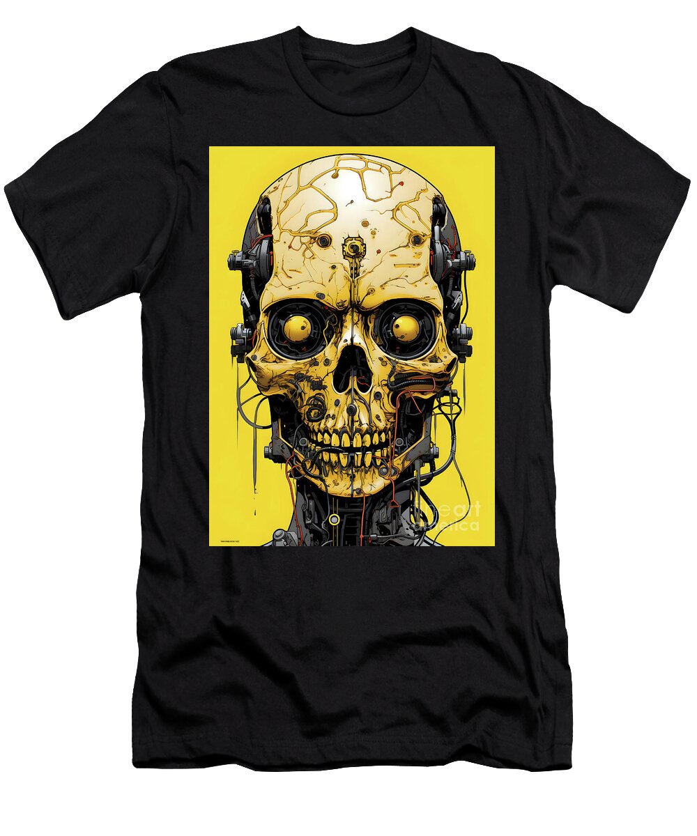 2 Cyber Skull Yassine Akermouch T-Shirt