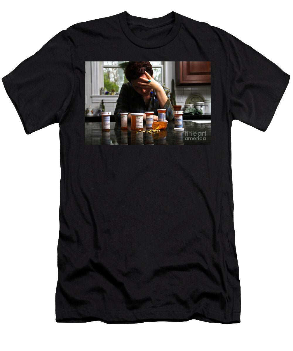 2 Depression and Addiction Photo Researchers Inc T-Shirt