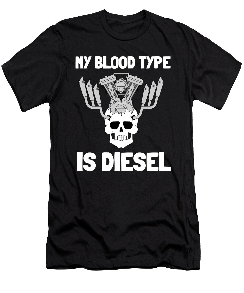 2 Diesel Mechanic Truck Turbo Boost Turbocharged Justus Ratzke T-Shirt