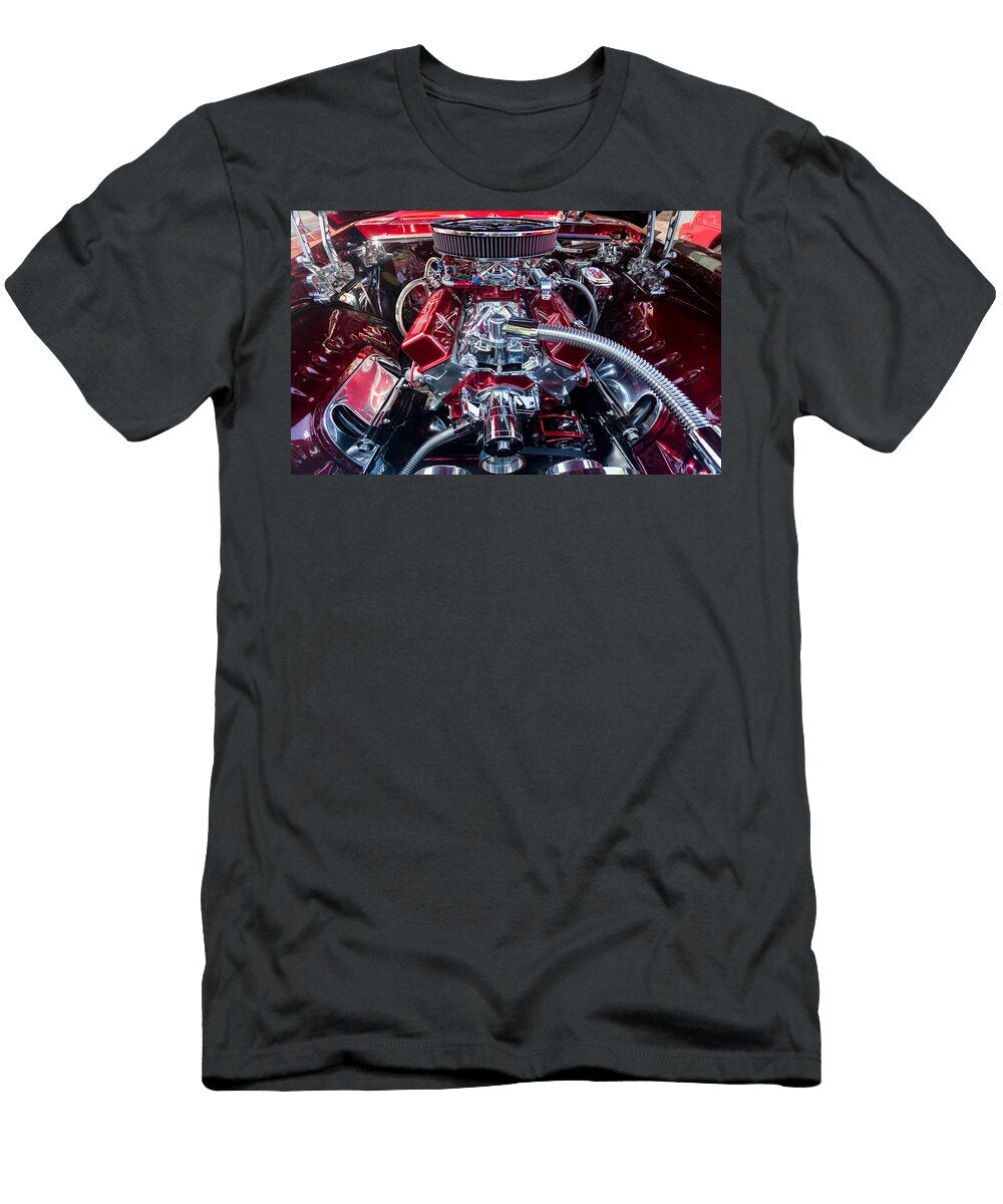 2 Engine Compartment of Chromed Camaro Steve Heap T-Shirt
