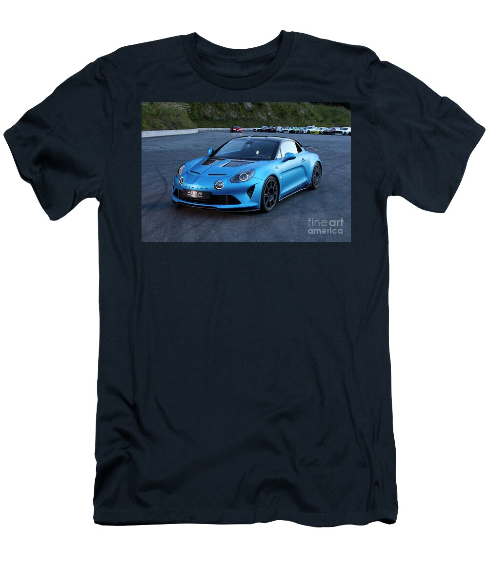 2 Exclusive French Sport Car Alpine A110r Fernando Alonso Coupe Turbocharged Engine 18l Tce M5pt Vladyslav Shapovalenko T-Shirt