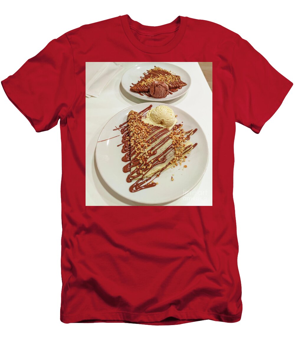 2 French Crepes with Chocolate Benny Marty T-Shirt