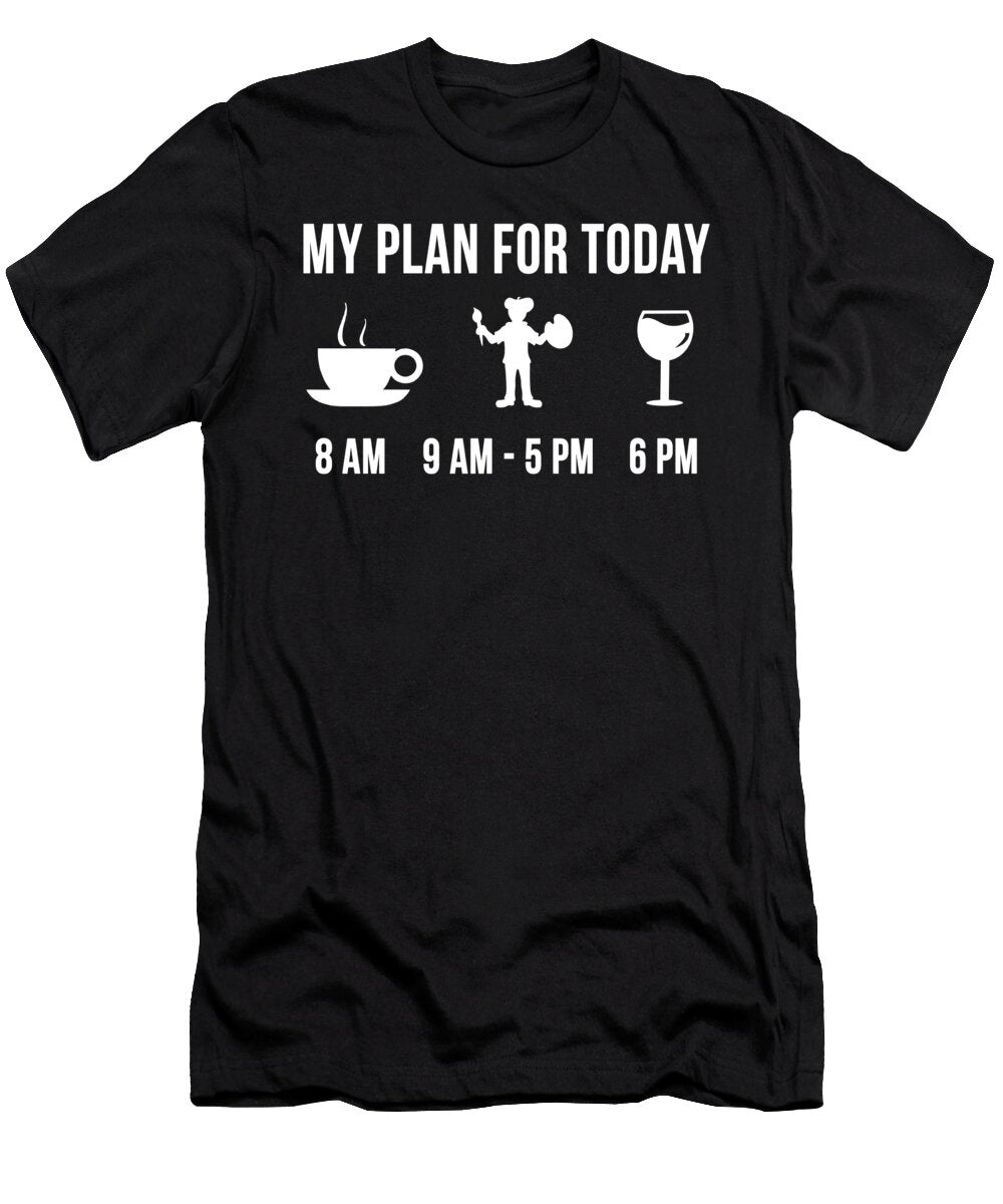 2 Funny Artist Job Art Career My Plan for Today Muc Designs T-Shirt