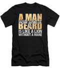 2 Funny Beard Facial Hair Manly Confident Man Gift Muc Designs T-Shirt