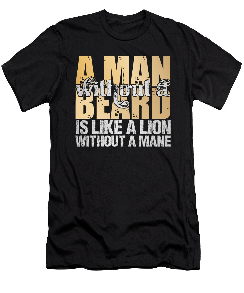 2 Funny Beard Facial Hair Manly Confident Man Gift Muc Designs T-Shirt