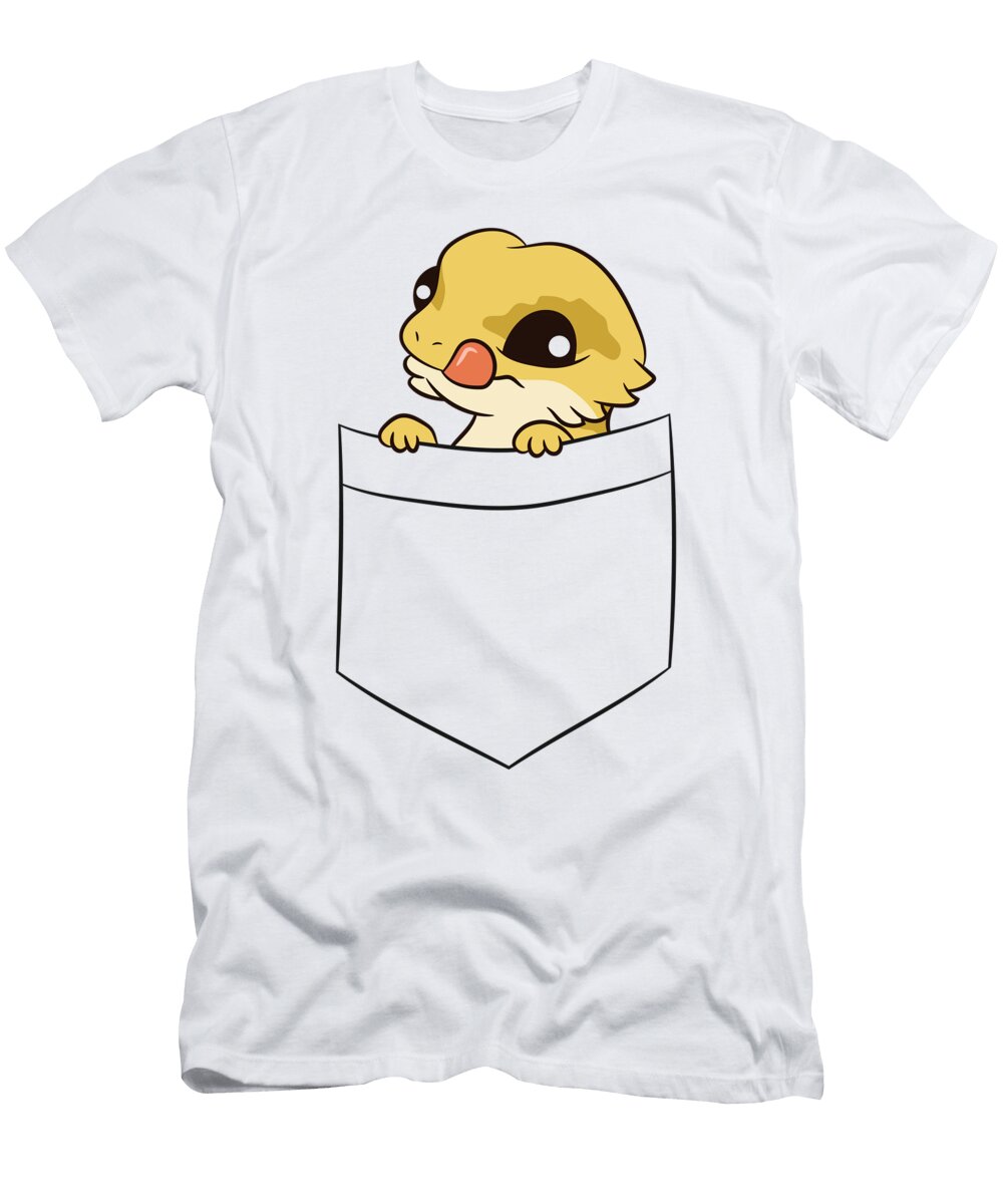 2 Funny Bearded Dragon in a Pocket Love Bearded Dragons Eq Designs T-Shirt