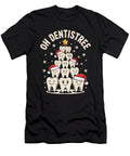 2 Funny Christmas Dentist Tree Dental Oh Tooth Natalie Lidford T-Shirt