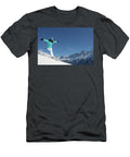 2 Girls Skiing in Les Houches Mario Colonel T-Shirt