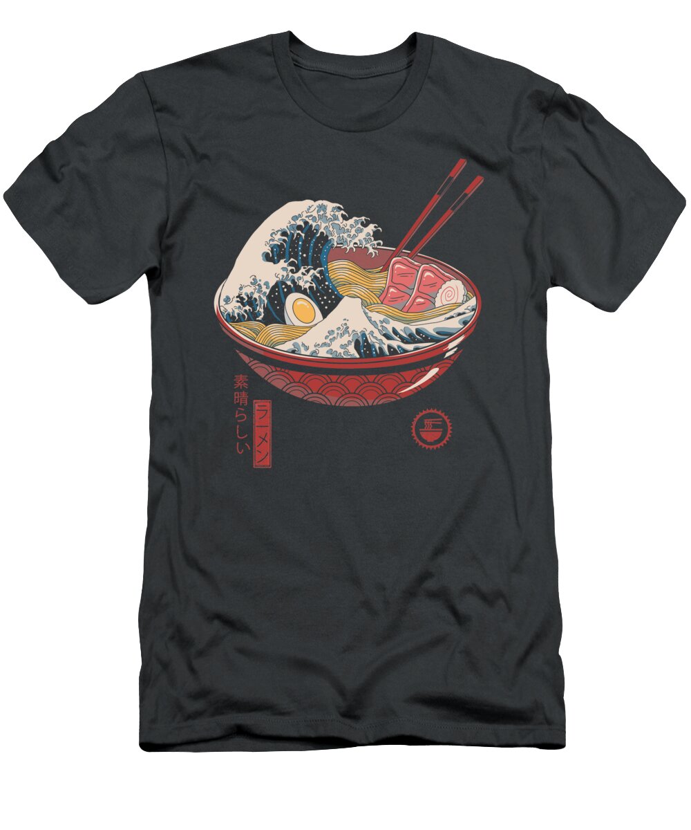 2 Great Ramen Wave Sibainu T-Shirt