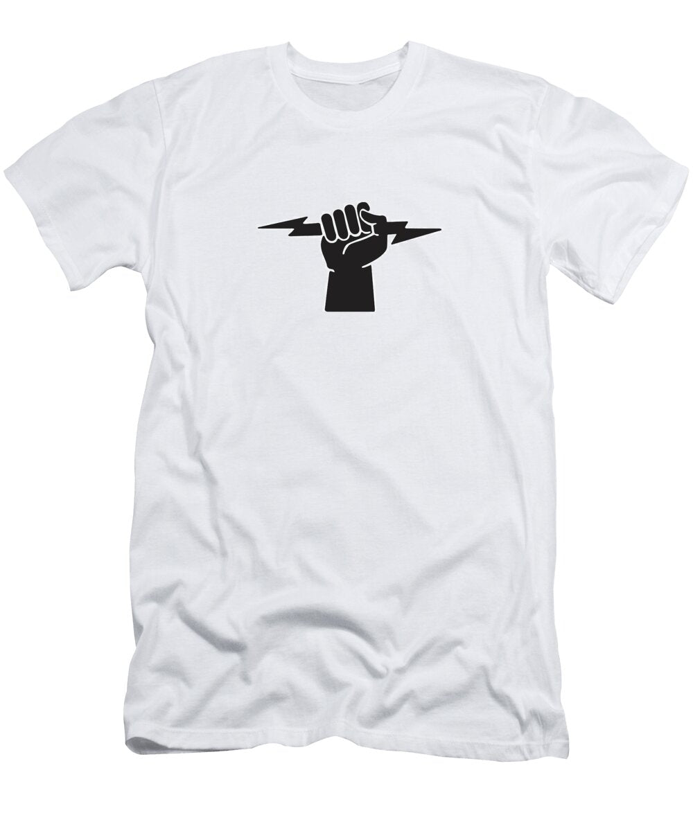 2 Hand Holding Lighting Bolt Csa Images T-Shirt