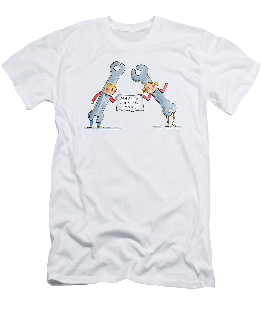2 Happy Labor Day Rosie Brooks T-Shirt