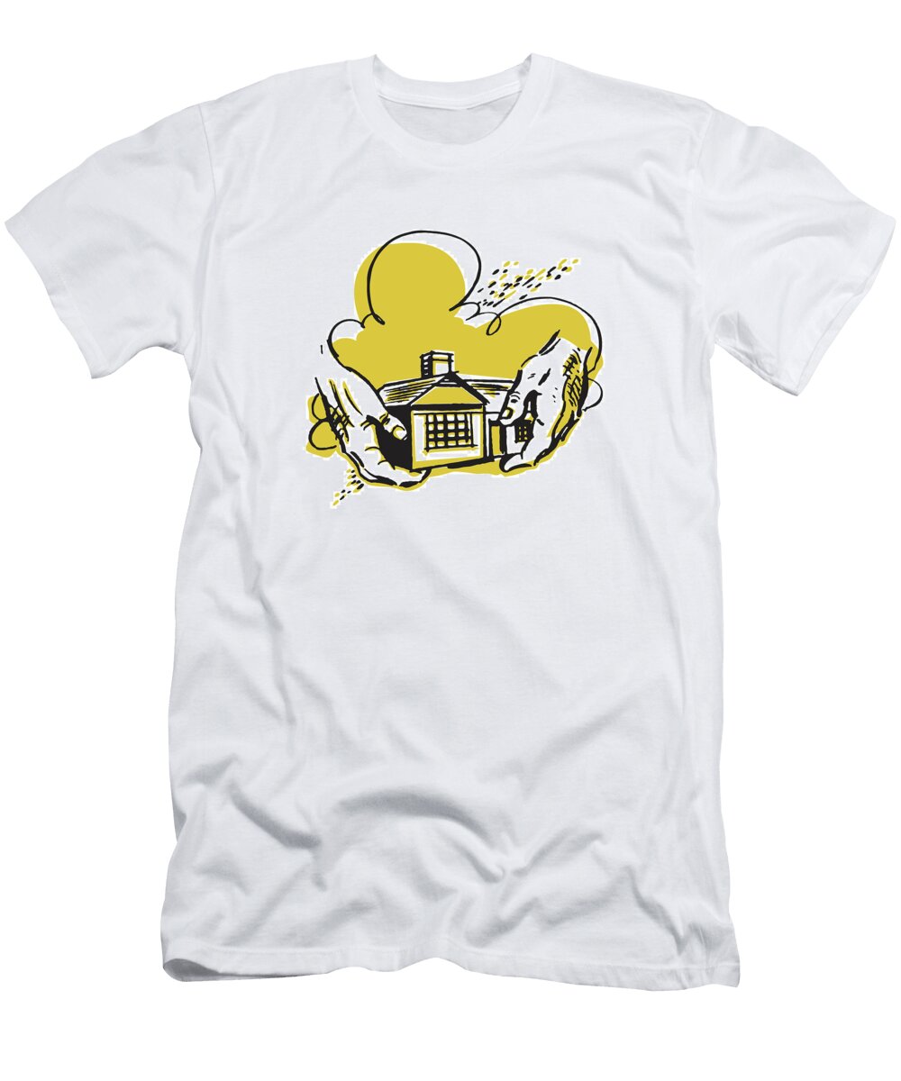 2 House Held in Hands Csa Images T-Shirt