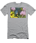2 Hummingbirds in Wildflowers Ii Julie Argyle T-Shirt
