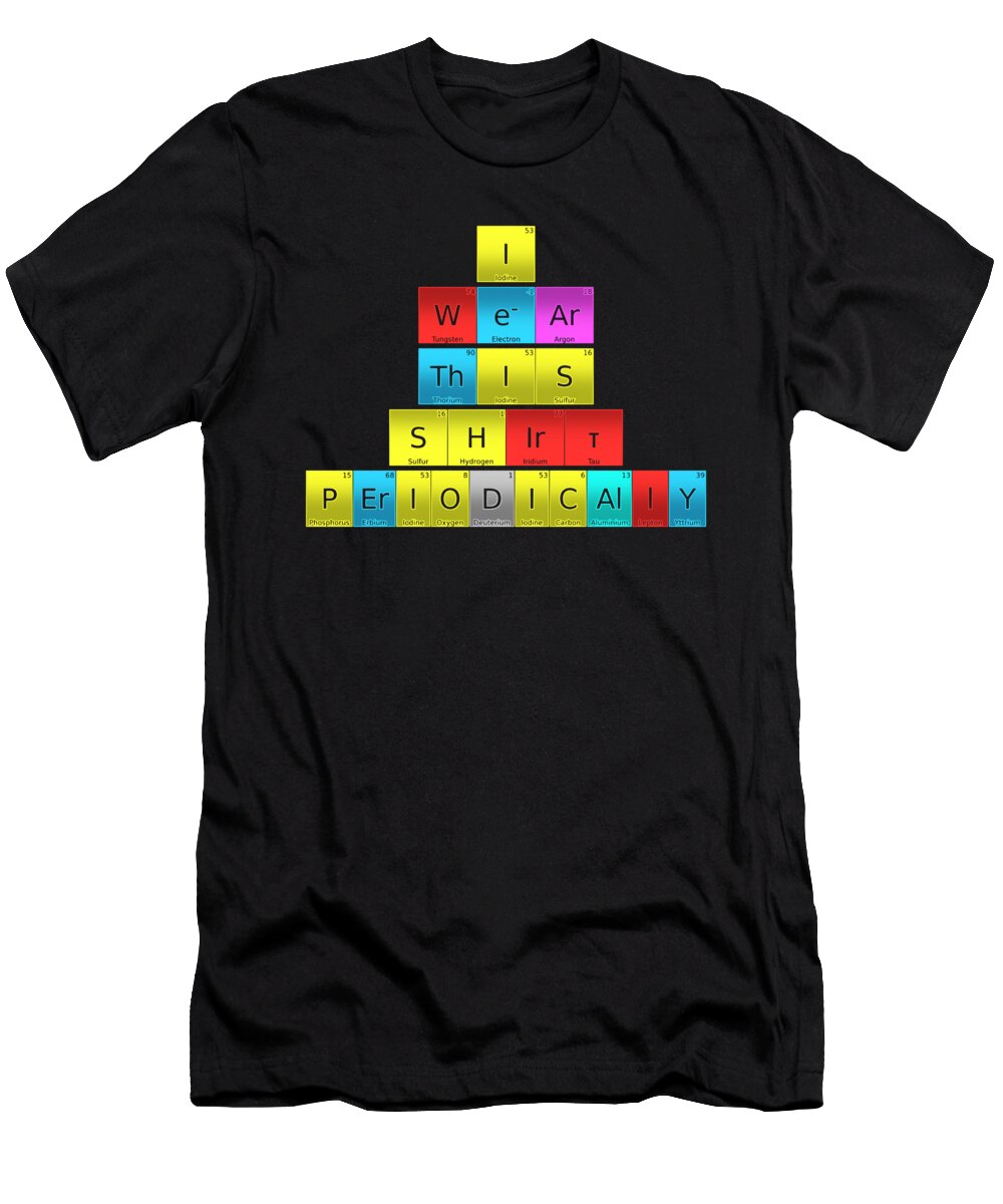 2 I Wear This Periodically I Funny Science Bi Nutz T-Shirt