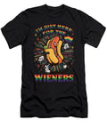 2 Im Just Here for the Wieners 4th of July Pride Month Lgbtq Maximus Designs T-Shirt