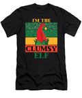 2 Im the Clumsy Elf Matching Christmas Vintage and Words T-Shirt