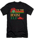 2 Im the Dentist Elf Matching Christmas Vintage and Words T-Shirt
