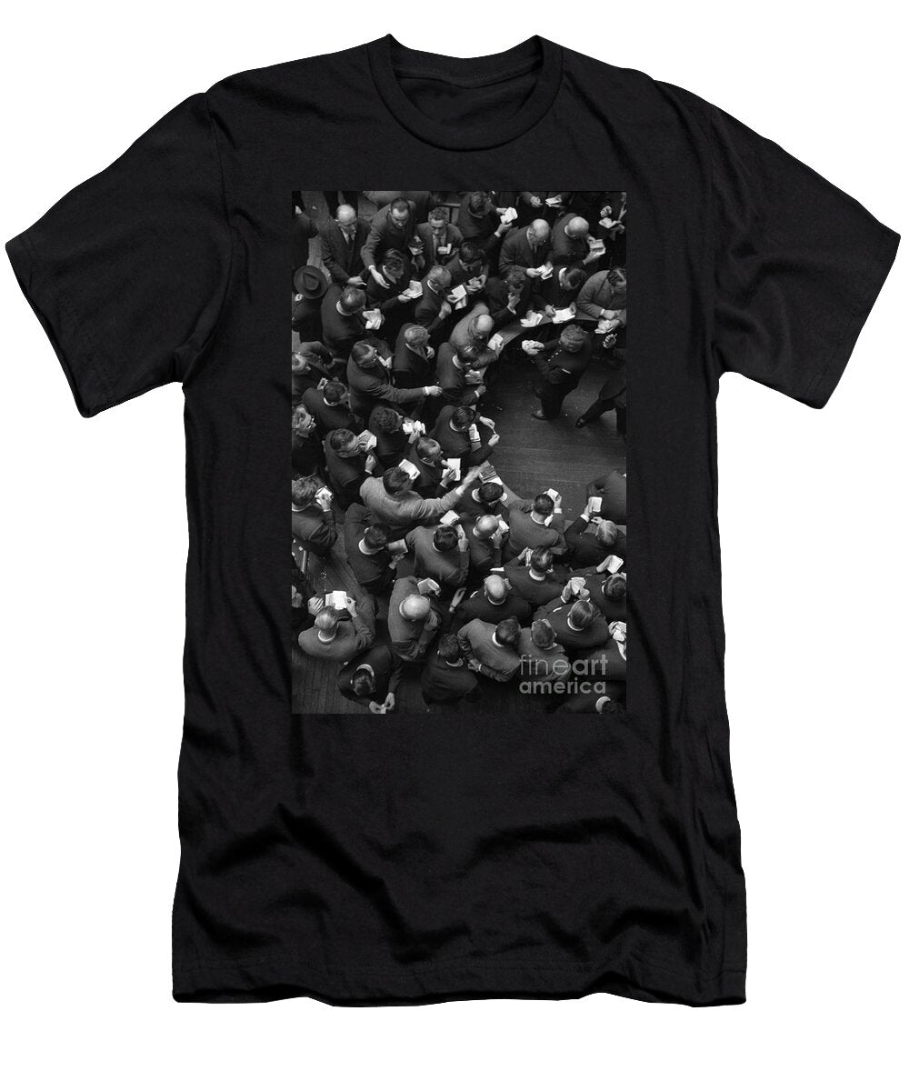 2 Interieur of the Paris Stock Exchange in 1965 T-Shirt