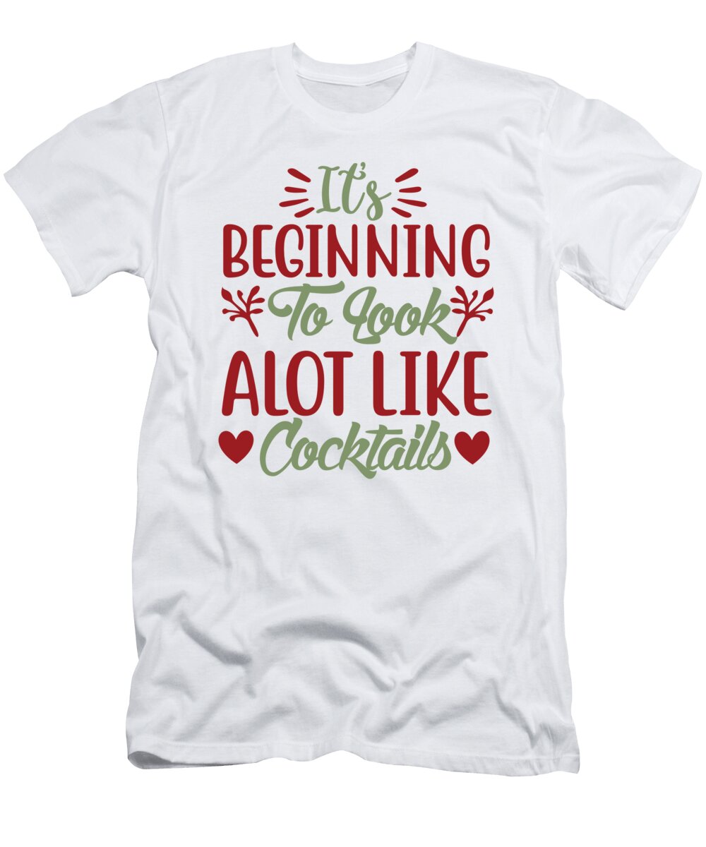 2 Its Beginning to Look a Lot Like Cocktails Jacob Zelazny T-Shirt