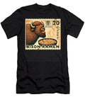 2 Japanese Cave Art Postage Stamp Noodles Bison Maisie Jackson T-Shirt