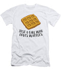 2 Just a Girl Who Loves Waffles Eq Designs T-Shirt