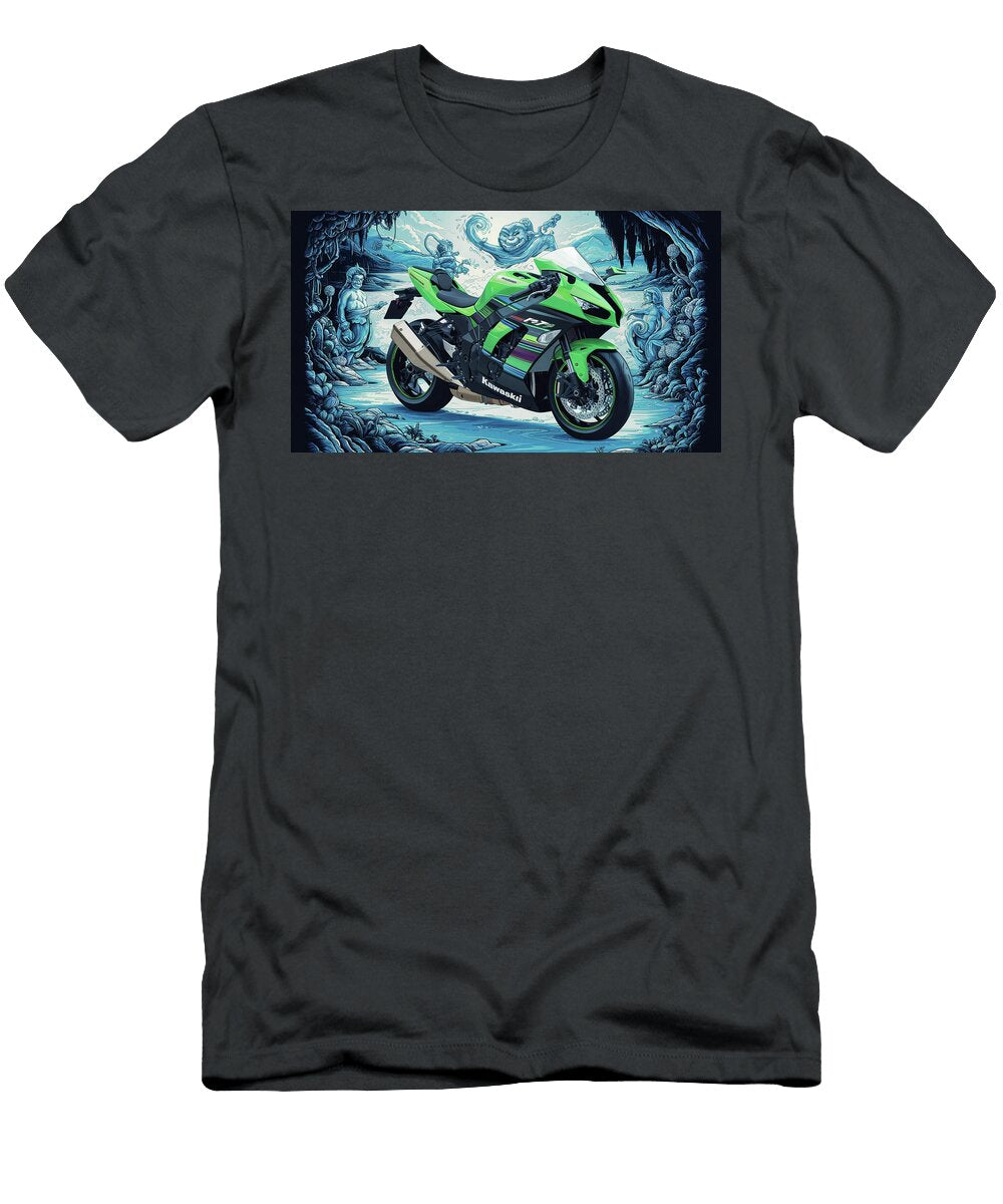 2 Kawasaki Ninja H2 Sx 2018 Supercharged Sports Bike Edgar Dorice T-Shirt