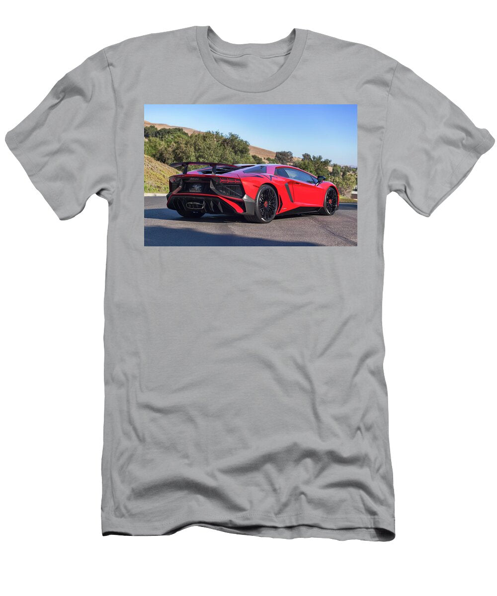 2 Lamborghini Aventador Sv Print Itzkirb Photography T-Shirt