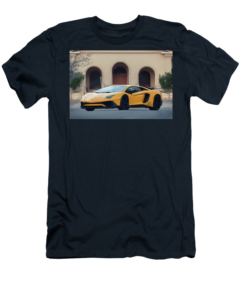 2 Lamborghini Aventadorsv Superveloce Print Itzkirb Photography T-Shirt