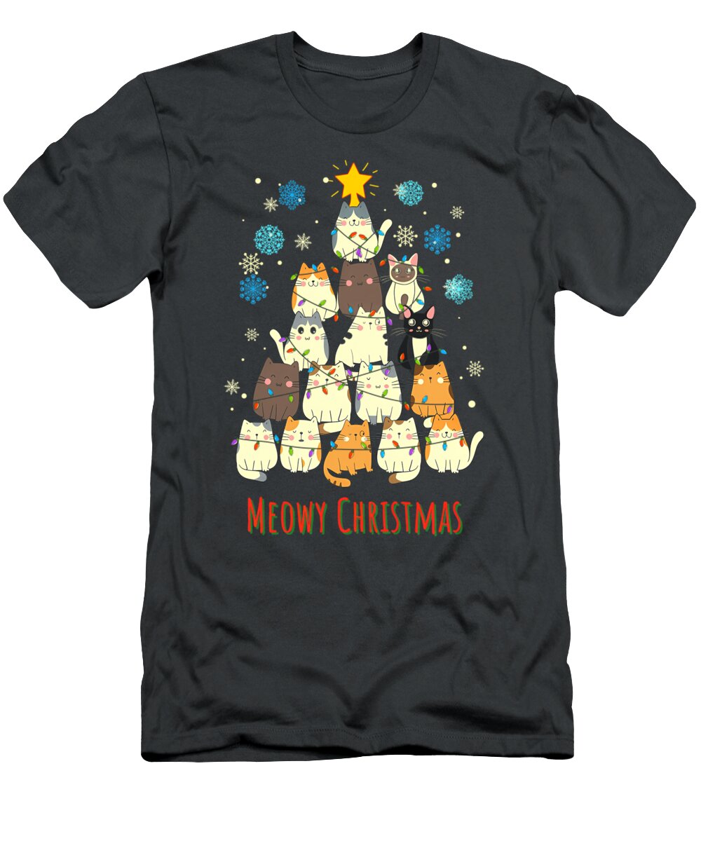 2 Let Me Check My Giveashitometer Nope Nothing Black Cat Sibainu T-Shirt