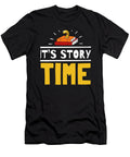 2 Librarian Design Teacher Its Story Time Bookworm Graphic Noirty Designs T-Shirt